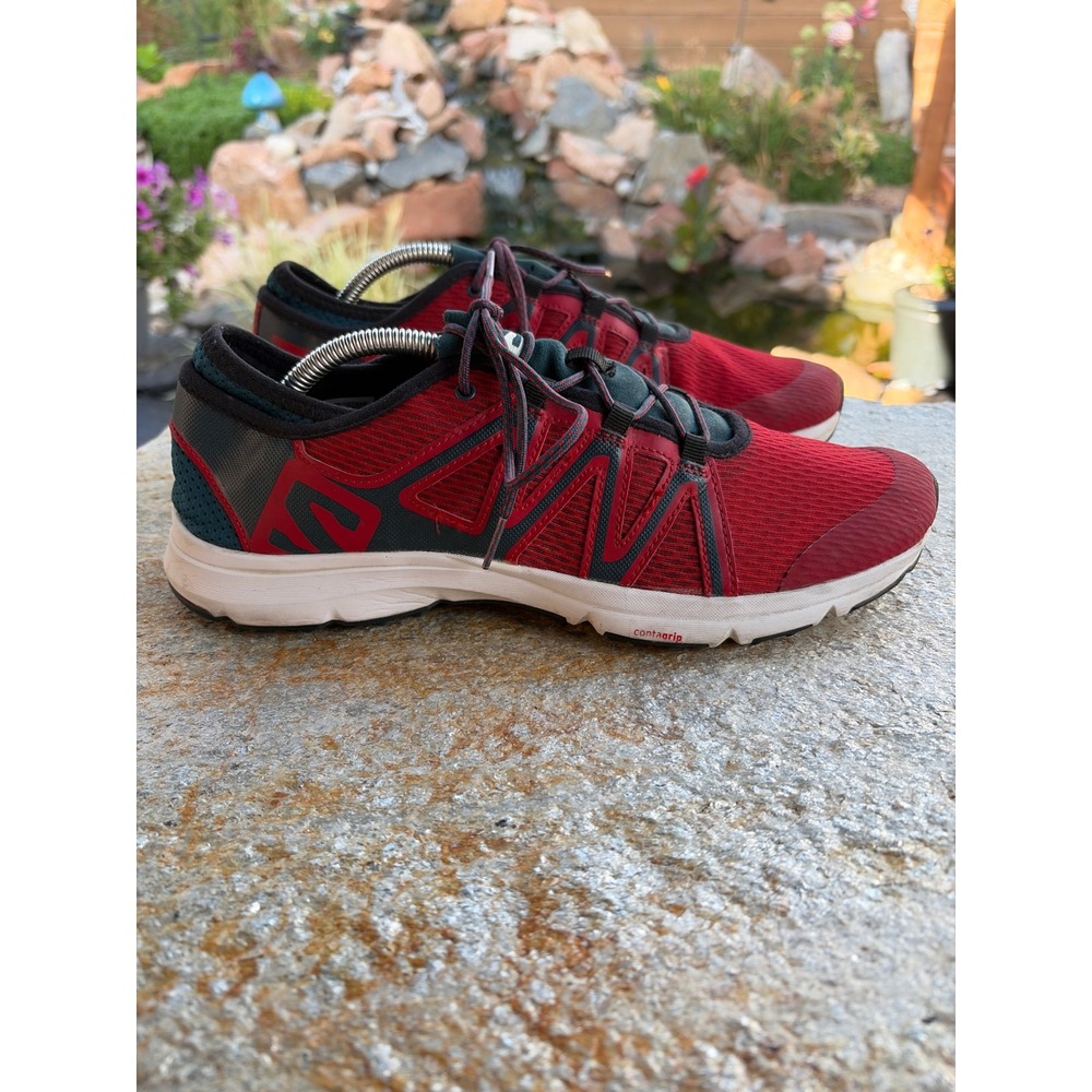 Salomon Sonic Aero Mens Running Shoes Red Black Art 394711 Size 10